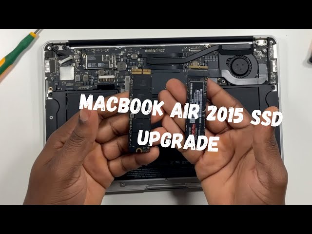 2015 MacBook Air SSD Upgrade (MacBook Air 11” A1465 & MacBook Air 13” A1466  (Mid 2013-2017) 