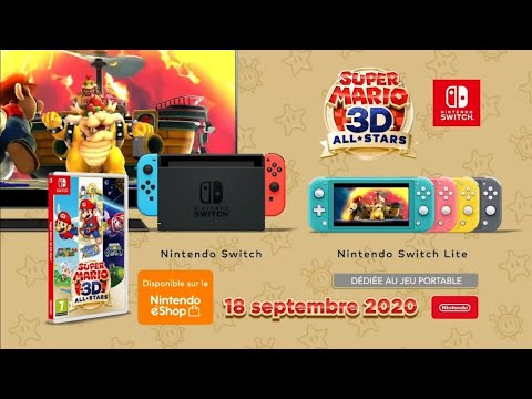 Pub TV, Teaser FR Super Mario 3D All-Stars Courte (Sans Voix!) - Nintendo Switch 2020