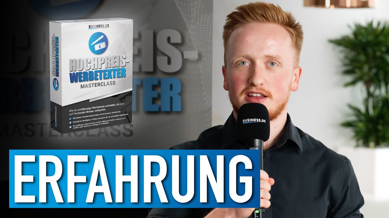 BUSINESS.DE - Kunden-Erfahrung von Simon Viehl (Hochpreis-Werbetexter Masterclass)