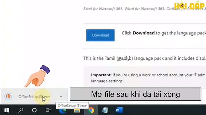 Hướng dẫn cài đặt office 365 windows 10 thegioididong.com năm 2024