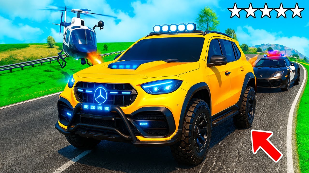 POLIZEI verfolgt OP MERCEDES SUV in GTA 5! (Polizei vs. Dieb)