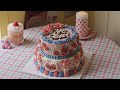 사랑스러운 2단 케이크 만들기 Lovely 2 layers of cake