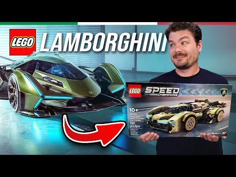 I Built the New LEGO Speed Champions Lamborghini Lambo V12 Vision GT and it's Good?