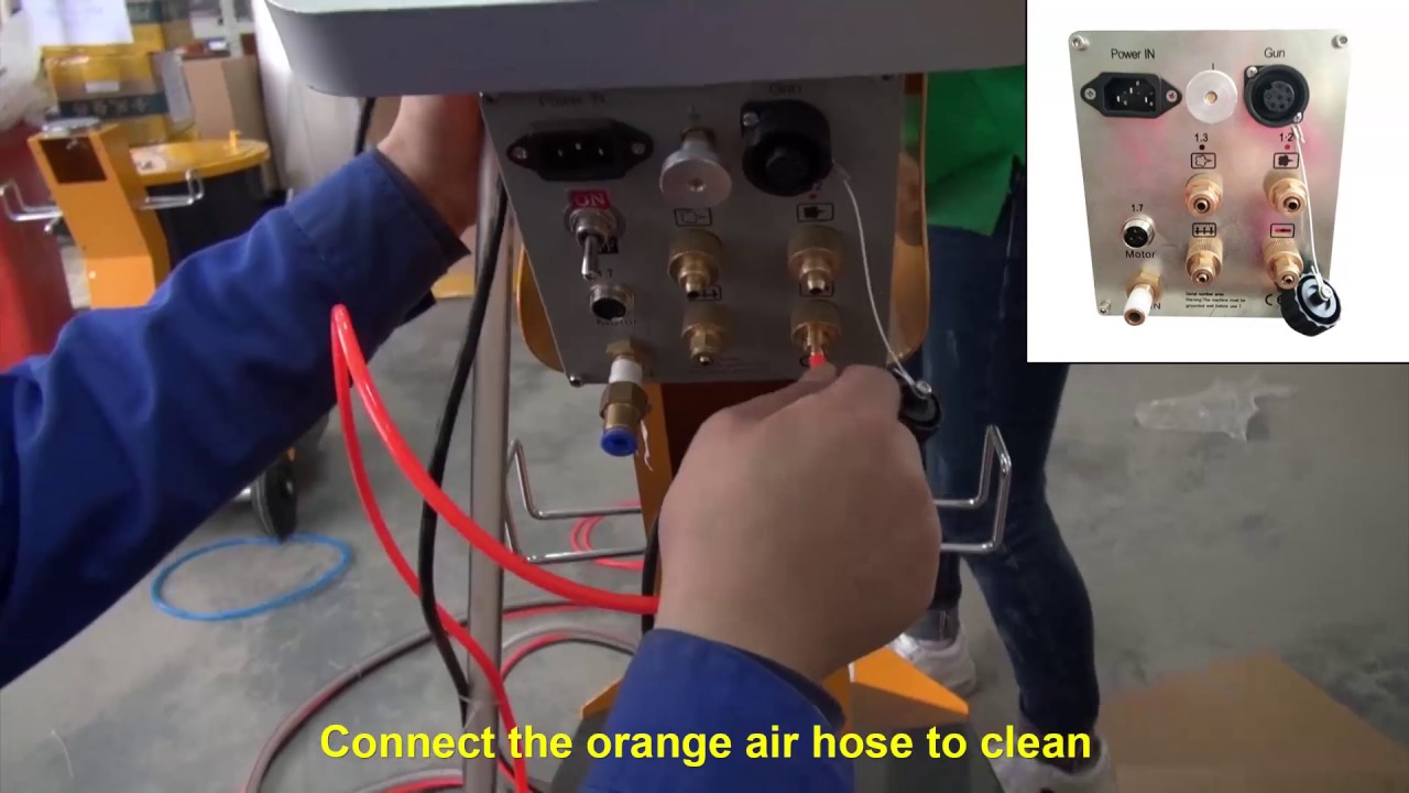 CL-191S-B Powder coating system / manual  assembly videos