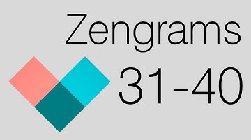 Zengrams Level 31 - 40 Gameplay Walkthrough