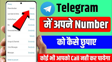 Telegram Me Apna Phone Number Kaise Chupaye || How To Hide Your Mobile Number On Telegram