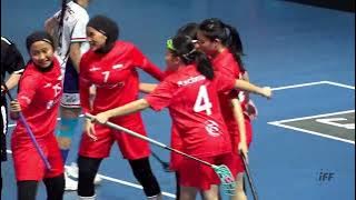 Singapore v Italy Highlights | 11th Place | U19 Women's World Floorball Championships 2024