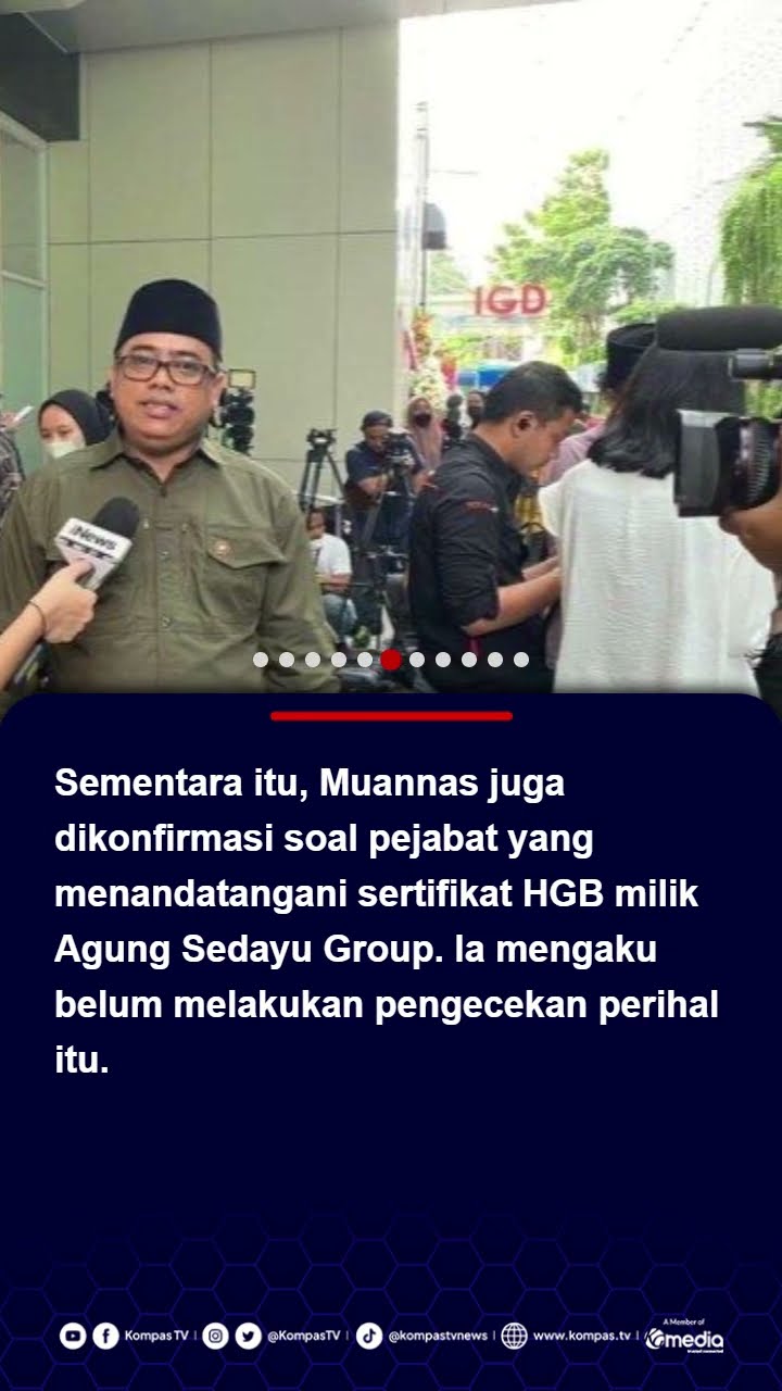Agung Sedayu Group Ngaku Belum Terima Dokumen Penjelasan Pembatalan SHGB Pagar Laut Tangerang