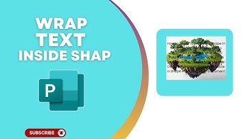 How to Wrap Text Inside a Shape in MS Publisher Document