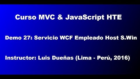 Curso MVC & JavaScript HTE - Demo 27