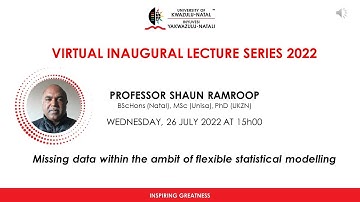 Inaugural Lecture presented by Professor Shaun Ramroop