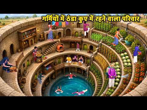 गर्मियों में ठंडा कुआँ घर Summer Well House And Farming Comedy Hindi Kahani Moral Stories