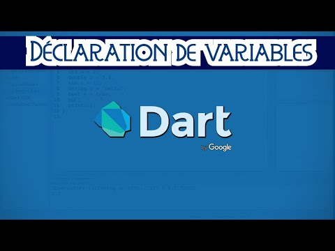 Formation Flutter -  Déclaration de variables Dart- Chaîne #4.3