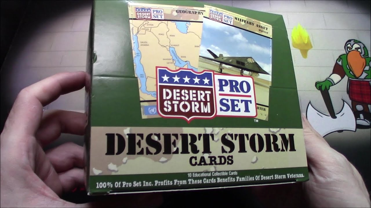 Desert Storm Cards! - YouTube