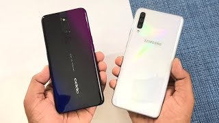 Samsung Galaxy A70 vs Oppo F11 Pro SpeedTest & Camera Comparison