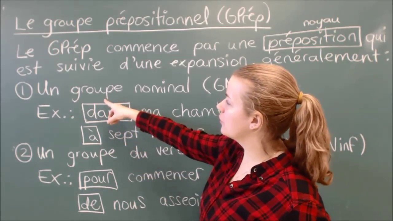 C Est Quoi Un Groupe Prépositionnel