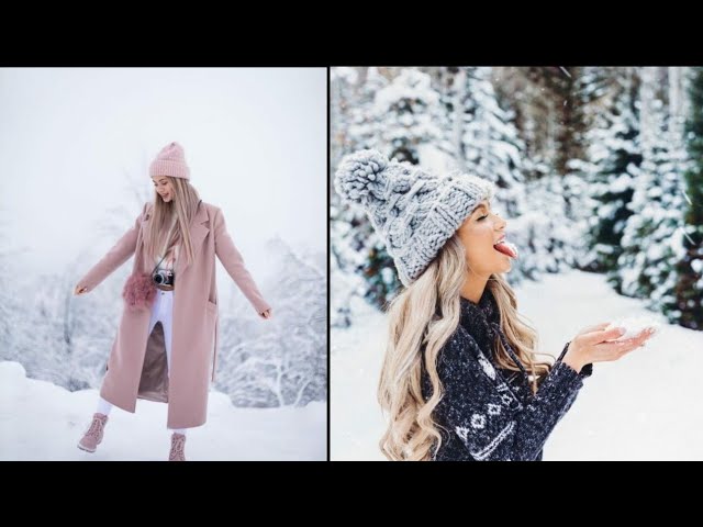 poses for snow pics 🌧️ #snowphotoshoot #snowposes #poseideas #wintero... |  TikTok