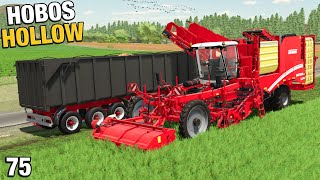 TRYING OUT A DIFFERENT CARROT HARVESTER Hobos Hollow X4 FS22 Ep 75