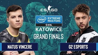 CS:GO  G2 Esports vs. Natus Vincere [Nuke] Map 1  Grand Finals  IEM Katowice 2020