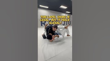This Lapel Choke is LEGAL, But It Feels ILLEGAL! #brazillianjiujitsu #bjjtechniques #bjjlife #bjj