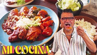 LifeChanging Enchiladas Mineras | Mi Cocina with Rick Martinez