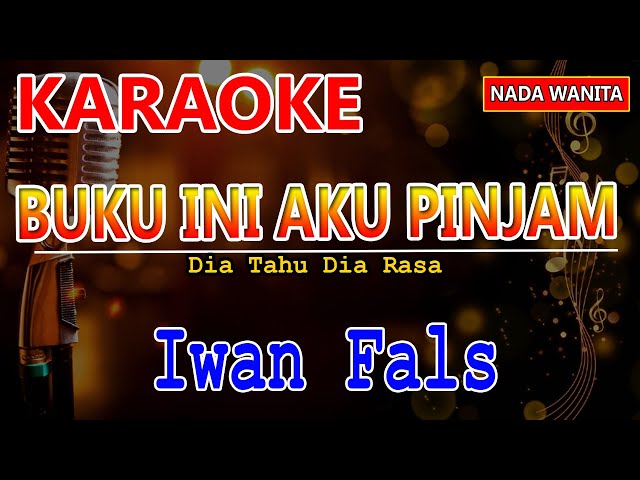 Buku Ini Aku Pinjam | Karaoke | Iwan Fals | Karaoke Nada Wanita class=