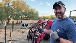 Easy T-Post Removal with a Tractor!