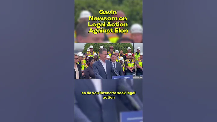 Gavin Newsom on Legal Action Against Elon #politics #news #elon #elonmusk #california #gavinnewsom