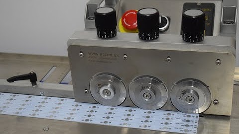 how to adjust PCB cutting wheel for LED cutting machine/depaneling LED board