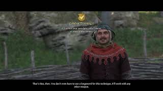 Fighting Tomcat with a Controller (Kingdom Come: Deliverance 2 - Combat Training I and II)