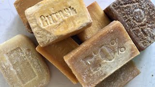 OLD and super DRY SOAP * CUTTING (no talking) / ASMR SOAP #239