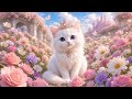 "Magical Royal Kitten in a Dreamy Flower Garden 🌸👑 | Reciting Surah e ikhlass #viral  #explore
