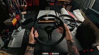 Changing Greddy Steering Wheel / RX7 FC POV Night Drive