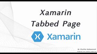 Xamarin.Forms Tabbed Page