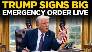 Trump LIVE: President Donald Trump Signs Executive Orders from the Oval Office | White House