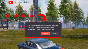 Fix Gameloop "Your System ls Running Out of Virtual Memory”Error | 2025 100% working trick 💯 