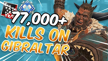 Meet The #1 Gibraltar In Apex Legends With 77,000+ Kills (5k Damage Game)
