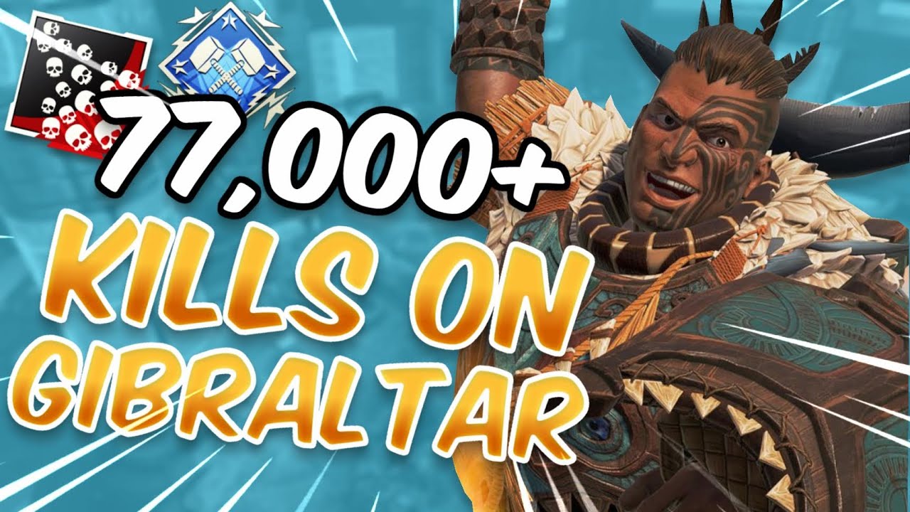 Meet The #1 Gibraltar In Apex Legends With 77,000+ Kills (5k Damage
