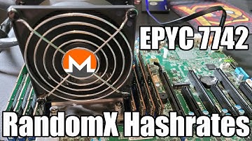 EPYC 7742 RandomX Monero Hashrates ZEPHYR