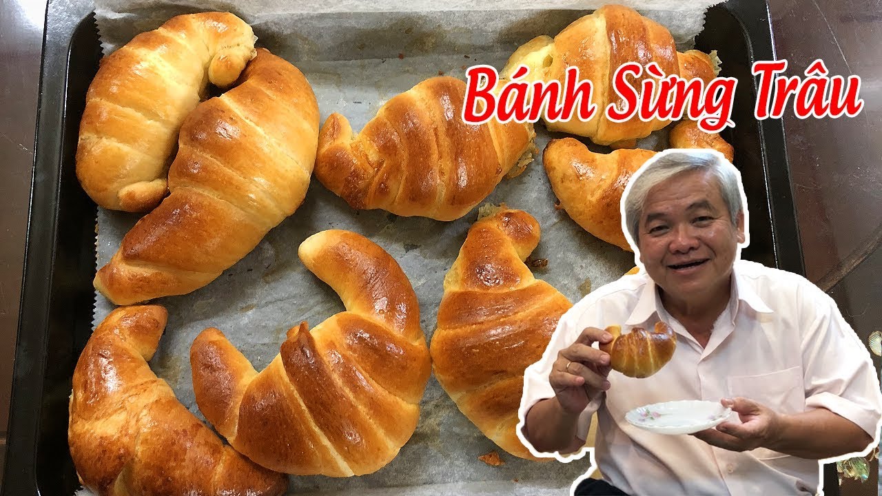Cách Làm BÁNH SỪNG TRÂU – Croissant Recipe ★ Bếp Nhà Kim Oanh