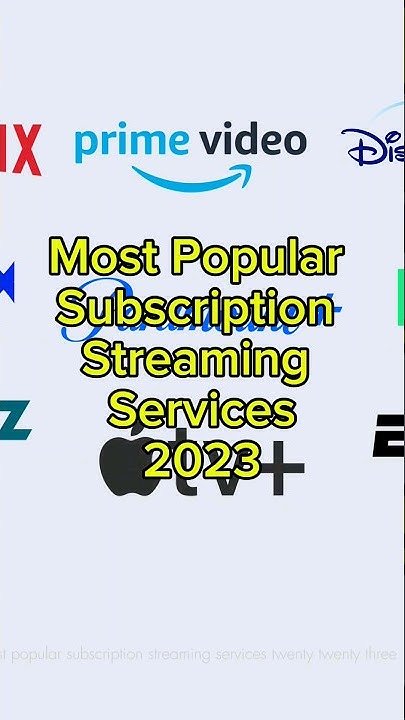 Best Subscription Streaming Services 2023 #streaming #netflix #disney # ...
