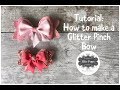 Tutorial: Make a Glitter Pinch Bow