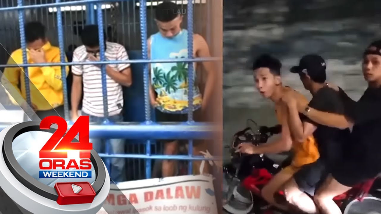 3 suspek umano sa panghoholdap naaresto sa tulong ng video  24 Oras Weekend