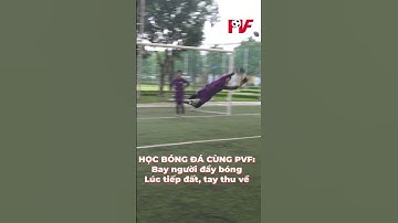 Động tác bay người đẩy bóng trên không I Học bóng đá cùng PVF I #shorts