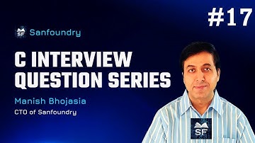 C Interview Question 17 | Sanfoundry