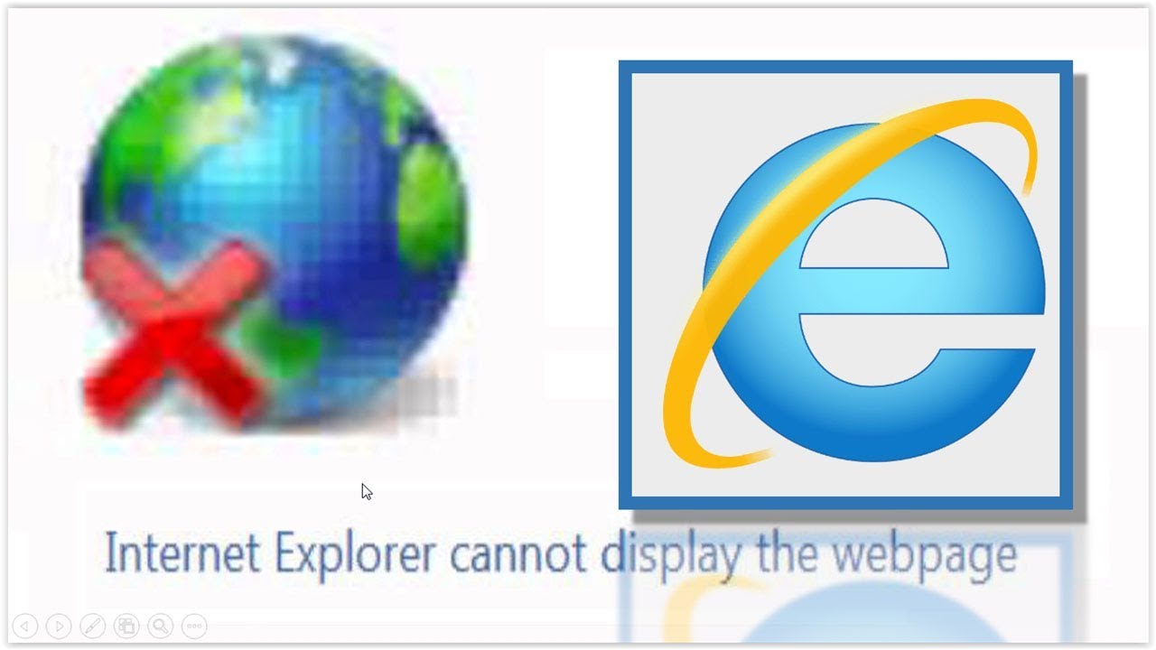 This Page Cannot Be Displayed How To Repair Internet Explorer Error Youtube