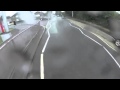 Helmet cam captures uk cycle smash