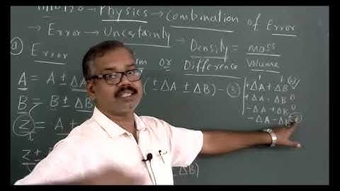 Units- Error Combination-2