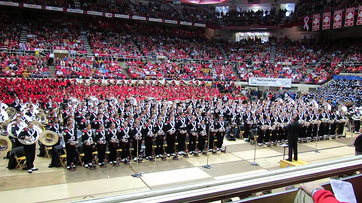 Ohio State Marching Band Plays Navy Hymn Eternal Father at Skull Session 10 19 2013 OSU vs Iowa