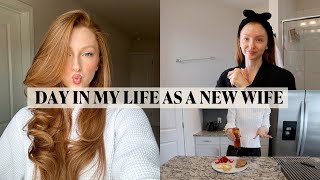 DAY IN MY LIFE AS A NEW WIFE! Date night, my new morning routine, adjusting to married life